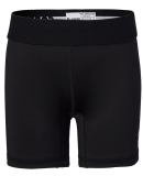 Soffe 1115G GRLS SOFFE DRI 4 INSEAM in Black 001