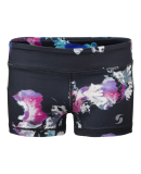 Soffe 1171G GIRLS SLAYING IT SHORTIE in Floral motion cluster 334