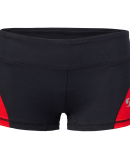 Soffe 1180V JRS SOFFE DRI CLRBLCK SHORT in Black/red 943