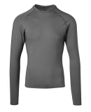 Soffe 1189M MENS LS BASE LAYER TEE in Gunmetal w3r
