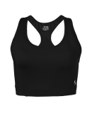 Soffe 1210C CURVES MID IMPACT BRA in Black j81