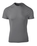 Soffe 1185M MENS SS BASE LAYER TEE in Gunmetal w3r