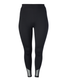 Soffe 1208C CURVES LUX MESH LEGGING in Black 001