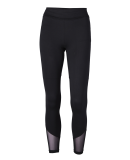 Soffe 1208V JRS YOGA MESH LEGGING in Black 001