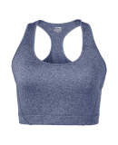 Soffe 1227C CURVES SPORTS BRA in Navy heather 94c