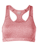 Soffe 1227V JRS SPORTS BRA in Red heather 91h