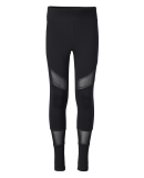 Soffe 1261V JRS SLAY MESH LEGGING in Black 001