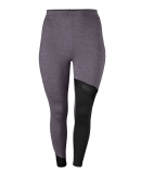 Soffe 1268C CURVES ROCKIN IT LEGGING in Grey heather 90m