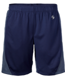 Soffe 1498B BOYS INSERT SHORT in Navy/navy heather 412