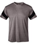 Soffe 1494M Adult SS Ins Tee in Grey heather 0fh