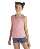 Soffe 1511G GRLS KNOTTED RACERBACK TANK in Beach glass 333