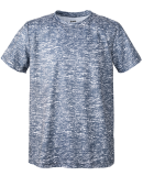 Soffe 1533B BOYS MELANGE PERFORMANCE TEE in Gunmetal heather 90l