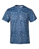 Soffe 1533M ADULT MELANGE PERFORMANCE TEE in Navy heather 94c