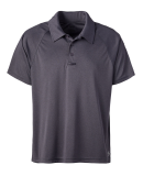 Soffe 1544M Adult Coach Polo in Grey heather 90m