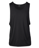 Soffe 1545M POLY REPREVE TANK in Black w01