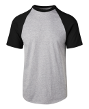 Soffe 208M Adult B/B Tee in Black ew3