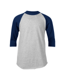 Soffe 210B Youth B/B Tee Oxf in Navy beg
