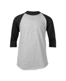 Soffe 210B Youth B/B Tee Oxf in Black ew8