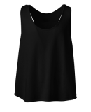 Soffe 1824V JRS DANCE CROP TANK in Black 001