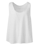 Soffe 1824V JRS DANCE CROP TANK in Ash 056