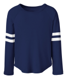Soffe 3056G GIRLS FAN CREW in Navy 410
