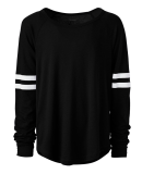 Soffe 3056V Jrs Fan Crew in Black 001