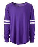 Soffe 3056V Jrs Fan Crew in Purple 510