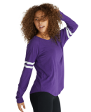 Soffe 3056V Jrs Fan Crew in Dusty turquoise 444