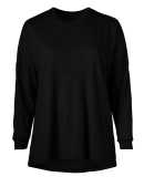 Soffe 3059C CURVES SQUAD SPIRIT TEE in Black 001
