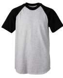 Soffe 208B Youth B/B Tee in Black ew8