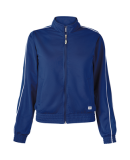 Soffe 3265V JR BRSH TRICT ZP JKT PLY in Navy 410