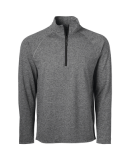 Soffe 2995M Mens QTR Zip in Grey heather 0fh