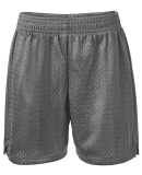 Soffe 4644G GIRLS TEAM MESH SHORT in Gunmetal w3r