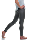 Soffe 4127G GIRLS SLAY METALLIC LEGGING in Silver metallic 995