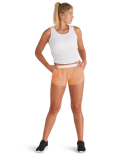 Soffe 5705V Jr Camp Short in Peach nectar on4