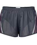 Soffe 4924M MENS ULTRA MARATHON SHORT in Dark steel/deep purple wbp