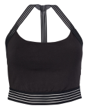 Soffe 5904C CURVES TEAM SPORTS BRA in Black 001
