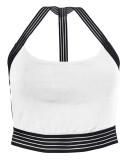 Soffe 5904C CURVES TEAM SPORTS BRA in White 100