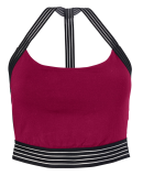 Soffe 5904C CURVES TEAM SPORTS BRA in Maroon 603