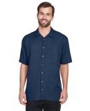 8980 UltraClub® Men's Blend Cabana Breeze Camp Sh in Navy