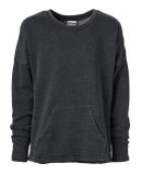 Soffe 5601V JRS THROWBACK CROP in Black 001