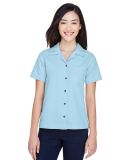 8981 UltraClub® Ladies' Blend Cabana Breeze Camp  in Island blue