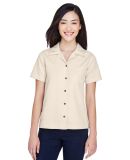 8981 UltraClub® Ladies' Blend Cabana Breeze Camp  in Stone