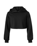 Soffe 5839G GIRLS DANCE CROP HOODIE in Black 001
