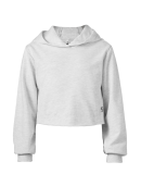 Soffe 5839G GIRLS DANCE CROP HOODIE in Ash 056