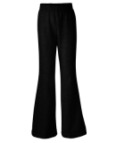 Soffe 5852G GIRLS OPEN BOTTOM DANCE PANT in Black 001