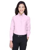 8990 UltraClub® Ladies' Classic Wrinkle-Free Blen in Pink