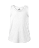 Soffe 6504G GIRLS CAMP TANK in White 100