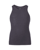 Soffe 6509G GIRLS CORE TANK in Grey heather 90m