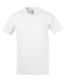 Soffe 682M-3 Adult S/S Tee in White 100
